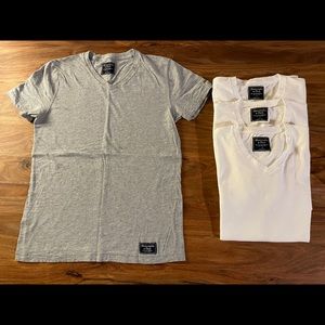 Abercrombie Cotton V-Neck - 4 pack